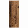 vidaXL Wall Mounted Cabinet Old Wood 34.5 x 34 x 90 cm Engineered Wood