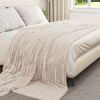 vidaXL Throw Blankets 6 pcs Beige 240 x 220 cm Fleece