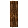 vidaXL Highboard Smoked Oak 45x42.5x185 cm Engineered Wood