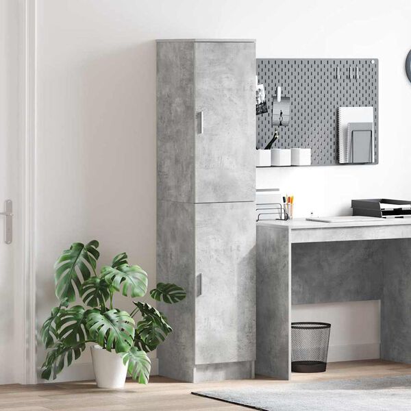 vidaXL Highboard Concrete Grey 35 x 39 x 168 cm