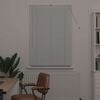 vidaXL Window Blind with Curtains Manual White Aluminium