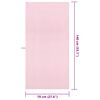 vidaXL Sports Towels 2 pcs Pink 140 x 70 cm Polyester and polyamide