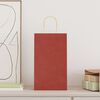 vidaXL Paper Bags 50 pcs with Handles Red 21x11x36 cm