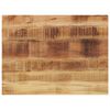 vidaXL Table Top 70x60x3,8 cm Rectangular Solid Wood Rough Mango
