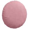 vidaXL Seat Cushions 2 pcs Pink &Oslash; 60 x 21 cm Velvet