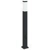 vidaXL Bollard Light with Outlet 80 cm Black IP44
