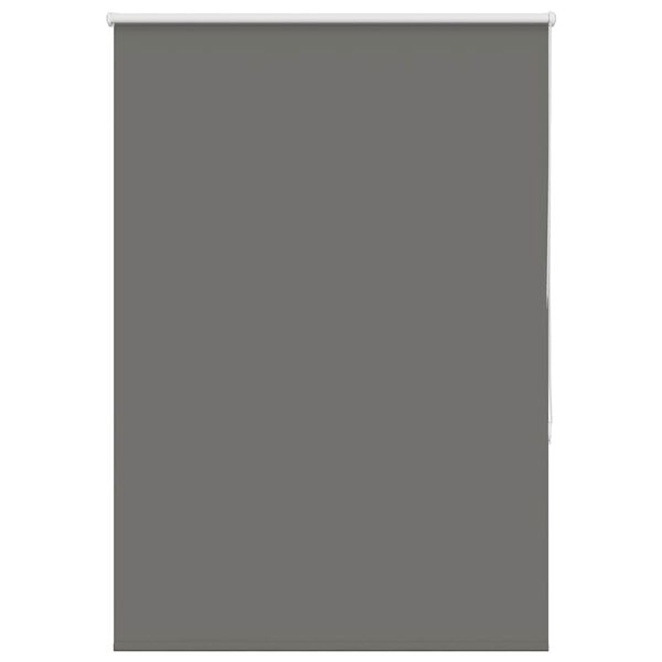 vidaXL Roller Blind Blackout Grey 105x130 cm Fabric Width 100.7 cm Polyester