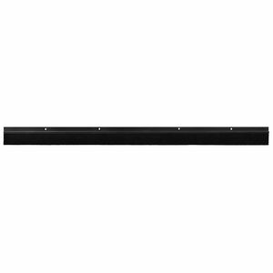 vidaXL Screw-on Door Brush Seals 2 pcs Black 100 cm Aluminium Alloy