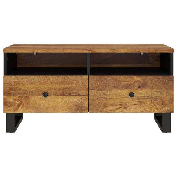 vidaXL Coffee Table 80x54x40 cm Solid Wood Mango&Engineered Wood