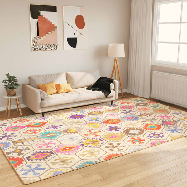 vidaXL Rug Washable Multicolour 190x300 cm Anti Slip