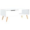 vidaXL Coffee Table White 100x49.5x43 cm Engineered Wood