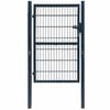 vidaXL 2D Fence Gate (Single) Anthracite Grey 100x140 cm