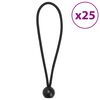 vidaXL Bungee Cords with Balls 25 pcs 21 x 0,5 cm