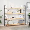 vidaXL Floating Shelves 4 pcs 160x30x4 cm Untreated Solid Wood Acacia