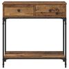 vidaXL Console Table Old wood 75 x 34.5 x 75 cm Engineered wood