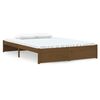 vidaXL Bed Frame without Mattress Honey Brown Solid Wood 140x190 cm