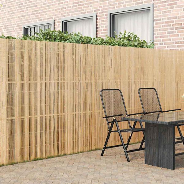 vidaXL Bamboo Fence Natural 600 x 180 cm Bamboo