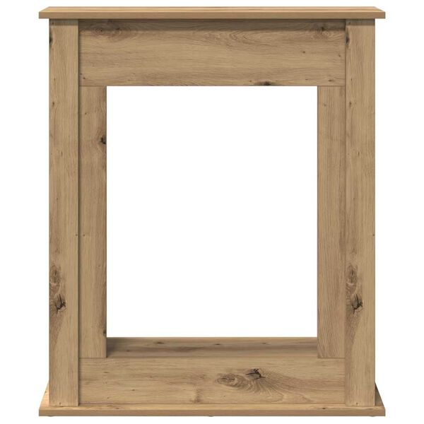 vidaXL Fireplace Surround Artisan Oak 75x20x87.5 cm Engineered Wood