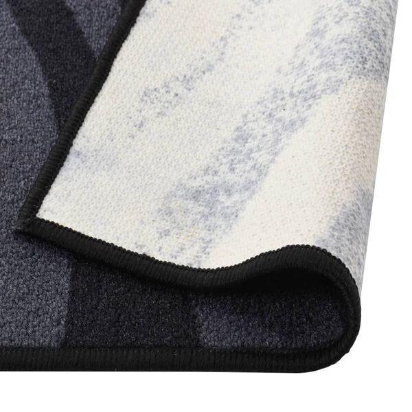 vidaXL Carpet Runner Black 80x200 cm