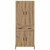 vidaXL Highboard Artisan Oak 69.5 x 34 x 180 cm Engineered Wood