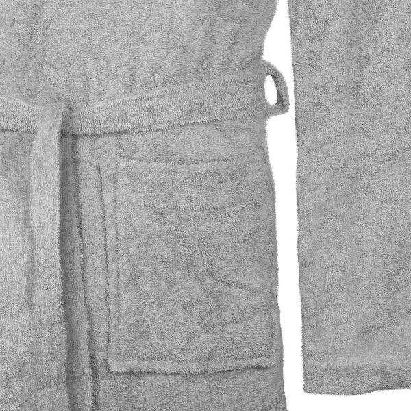 vidaXL Bathrobe KINN Grey XL Cotton