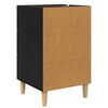 vidaXL Bedside Cabinet Black Oak 40 x 40 x 66 cm Engineered Wood