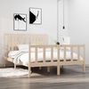 vidaXL Bed Frame without Mattress 135x190 cm Double Solid Wood