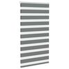 vidaXL Zebra Blind Dark Grey 90x150 cm Fabric Width 85.9 cm Polyester