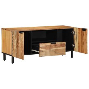 vidaXL TV Cabinet Solid Acacia Wood 105 x 33 x 46 cm Solid Acacia Wood