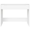 vidaXL Desk with Drawer White 100 x 50 x 78 cm Engineered Wood