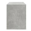 vidaXL Shoe Cabinet Concrete Grey 80x35x45 cm Engineered Wood