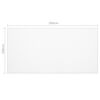 vidaXL Table Protector Matt 200x100 cm 1.6 mm PVC