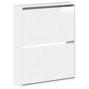 vidaXL Wall-Mounted Shoe Cabinet DELFT 71 x 17 x 86 cm Engineered Wood