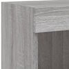 vidaXL 5 Piece TV Wall Units with LED Grey Sonoma Engineered Wood