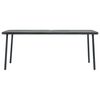 vidaXL Garden Table Dark Grey 180x83x72 cm Steel