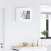 vidaXL Kitchen Cabinet Kalmar High Gloss White 40 x 31 x 40 cm