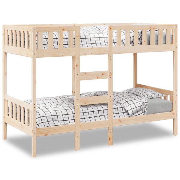 vidaXL Bunk Bed 90x190 cm Solid Wood Pine