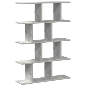 vidaXL Wall Cube Shelf 12 Compartments Concrete Grey Engineered Wood