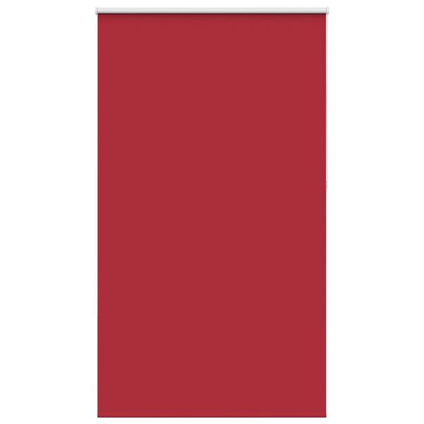 vidaXL Roller Blind Blackout Red 135x210 cm Fabric Width 131.6 cm Polyester