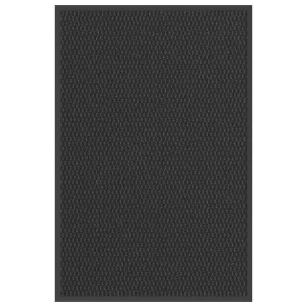 vidaXL Doormat Black 60x90 cm