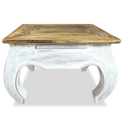vidaXL Side Table Solid Reclaimed Wood 50x50x35 cm