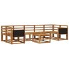 vidaXL Outdoor Sofa Set 6 pcs Natural Solid Acacia Wood