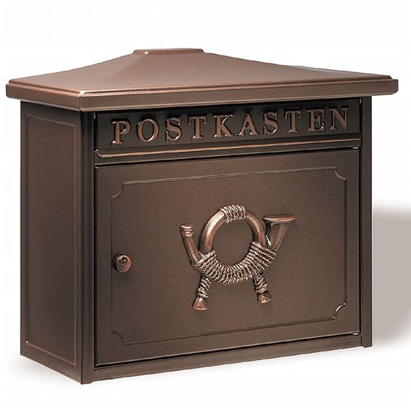 BURG-W&Auml;CHTER Letterbox Sylt 1883 K Steel Copper-metallic