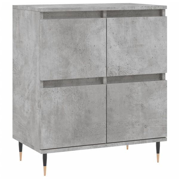 vidaXL Sideboard Concrete Grey 60x35x70 cm Engineered Wood