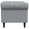 vidaXL Sofa Light Grey 78.5 x 74.5 x 74.5 cm Polyester