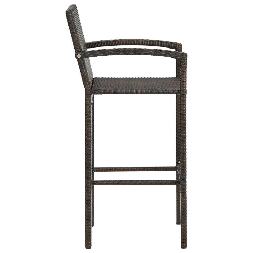 Brown outdoor store bar stools