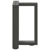vidaXL Coffee Table Legs T-Shaped&nbsp;2 pcs Anthracite 38x25x(42-43) cm Steel