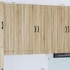 vidaXL Dishwasher Panel Lucca Sonoma Oak 80 x 31 x 100 cm