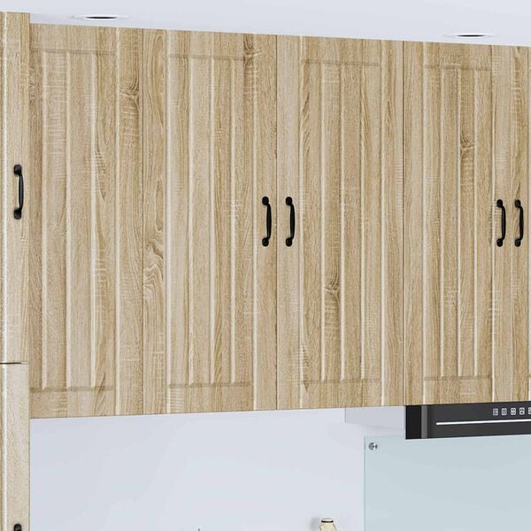 vidaXL Dishwasher Panel Lucca Sonoma Oak 80 x 31 x 100 cm