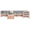 vidaXL 7 Piece Garden Sofa Set Solid Wood Douglas Fir